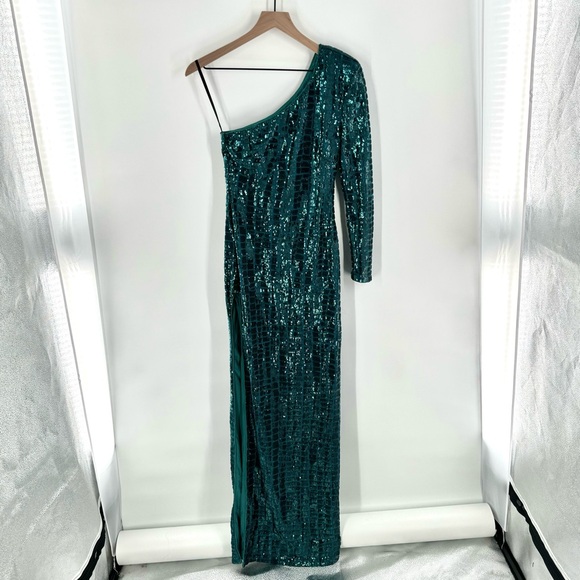 Michael Costello x REVOLVE Rumi Sequin One Arm Gown Size XS - Picture 2 of 9
